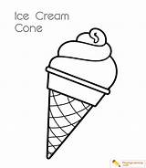 Ice Cream Coloring Cone Kids Sheet Date Playinglearning sketch template