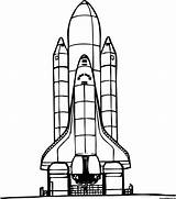 Rakete Shuttle Erika Lippert Rocket sketch template