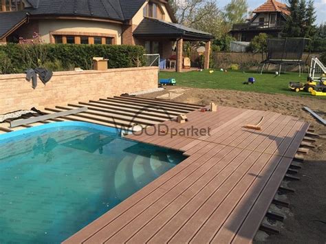 wpc terasy woodparket architektura zahrada bazen pool outdoor
