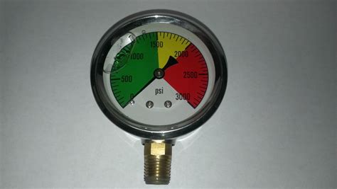pressure gauge color coded   psi pg color