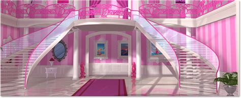 barbie mundo pink sobre os locais life in dreamhouse