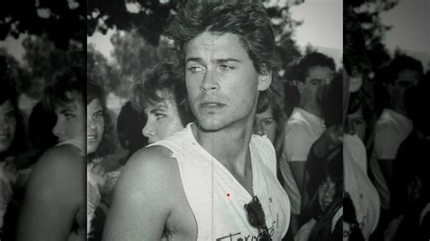 the transformation of rob lowe from 15 to 57 years old