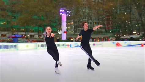 These Figure Skating Teenagers Ice Skate To Nothing Else