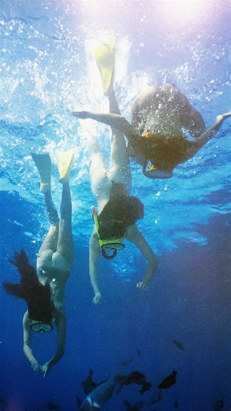 nude snorkeling underwater hot girl hd wallpaper