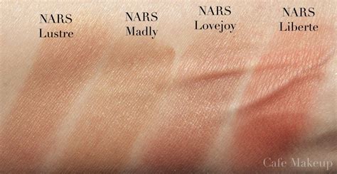 Nars Blush Colors Swatches Luster Madly Lovejoy