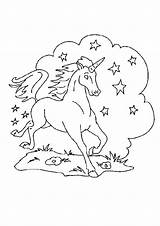 Licorne Eenhoorn Kleurplaat Einhorn Kleurplaten Colorier Unicornio Pegasus Unicornios Cheval Etoiles Sterren Unicorno Mignon Unicórnios Paarden Malvorlage Kleuren Kleurplaatjes Mandalas sketch template