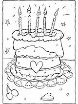Taart Tekening Verjaardag Verjaardagen Mewarn15 Shopkins sketch template