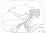 Coloring China Wall Great Pages Supercoloring Skip Main sketch template