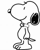 Snoopy Cartoons Coloring Drawings Pages Printable Drawing sketch template