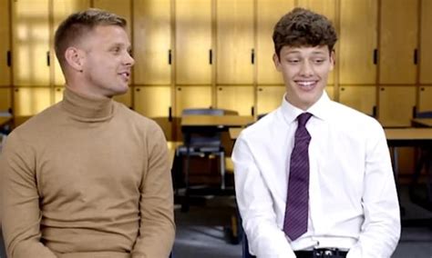 jeff brazier s son bobby 15 mortified as the pair awkwardly discuss