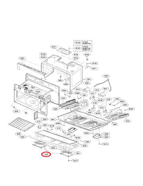 lg lmhmbd microwave parts genuinereplacementpartscom