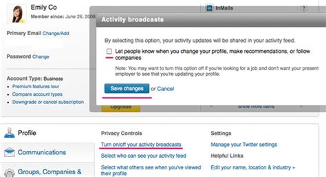 how to stop notifications when updating linkedin profile popsugar career and finance