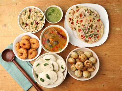 south indian breakfast dishes