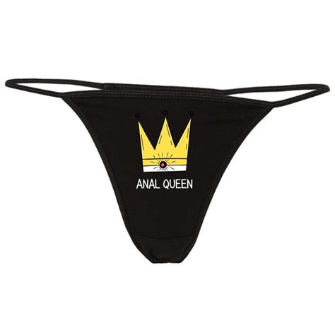 Anal Queen Panties Thong Ass Slut G String Anal Whore Butt Etsy