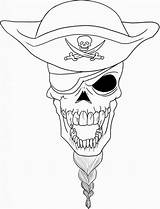 Skull Coloring Pages Pirate Printable Outline Drawing Skulls Anatomy Kids Froggy Halloween Dressed Gets Template Colouring Color Print Adult Drawings sketch template