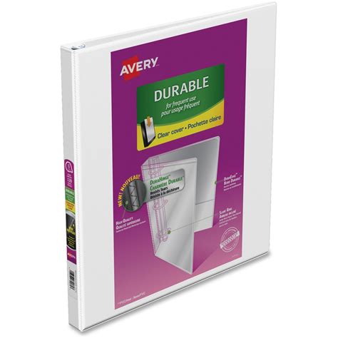 avery durable view slant   binder grand toy