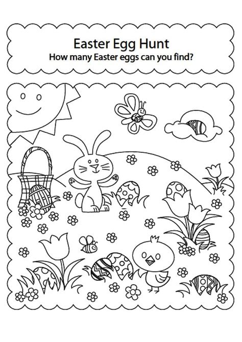 easter coloring pages happiness  homemade