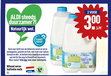 milsani melk folder aanbieding bij aldi details