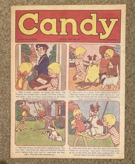 Candy Comics 1968 X5 Inc 57 Strange Gerry Anderson Topo Gigio Tingha