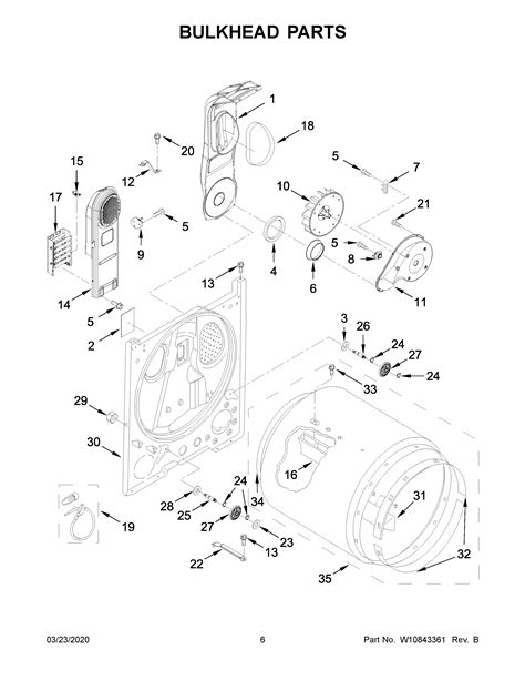 whirlpool wedew parts list reliable parts