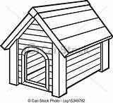 Dog House Kennel Drawing Clipart Drawings Line Clip Stock Colouring Vector Illustration Doghouse Search Collection Cute Kids Depositphotos Illustrations Getdrawings sketch template