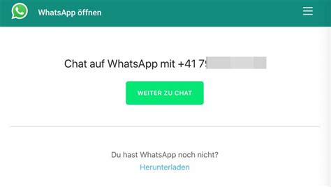 whatsapp nachricht  ungespeicherte nummer senden  gehts  professional