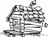 Shack Clipart Cabin Old Clip Shed Buildings Cartoon House Log Clipground Throwing Doesn Mean Value Money Property Add Will Royalty sketch template
