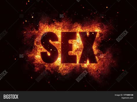 sexy sex adult xxx text on fire image and photo bigstock