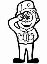 Scout Cub Coloring Boy Pages Clip Clipart Salute Tiger Getcolorings Clipartmag Getdrawings sketch template