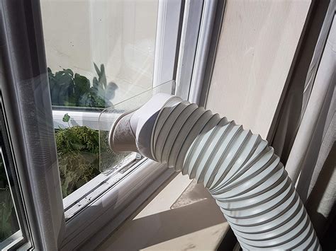 burfam air conditioner window vent kit  universal size windows transparent good