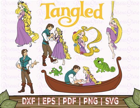 tangled svg rapunzel svg disney princess svg tangled etsy