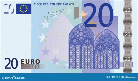 billet de banque de  euro illustration de vecteur illustration du euro note