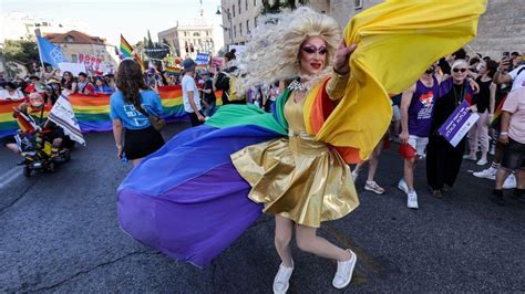 gay rights jerusalem celebrates 20 years of pride marches bbc news