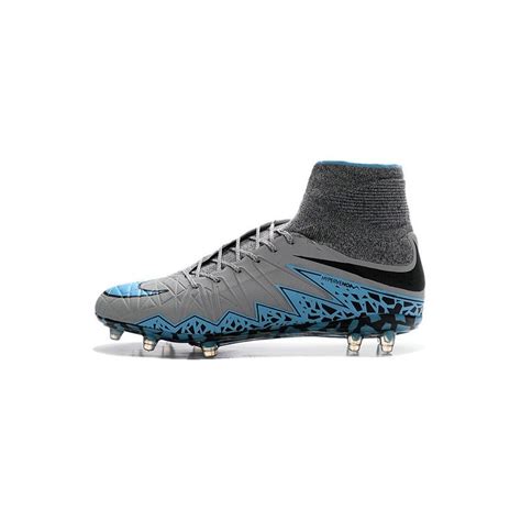 Nike Hypervenom Phantom Ii Fg Mens Firm Ground Soccer Cleats Grey Blue