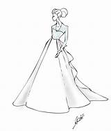 Dress Coloring Pages Dresses Easy Girl Prom Drawing Ball Girls Gowns Long Wedding Detailed Model Color Sketches Fashion Getdrawings Printable sketch template