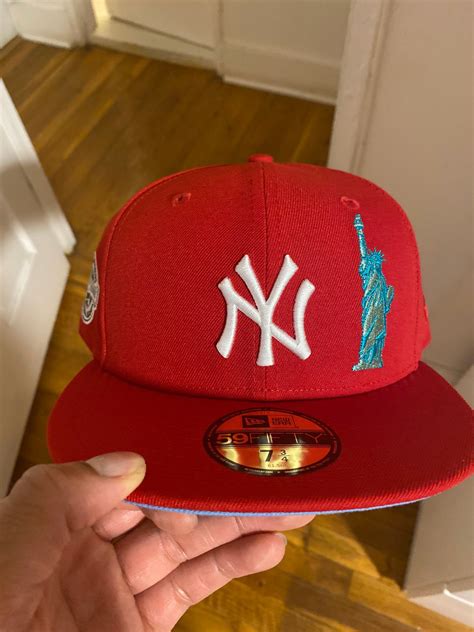 york yankee statue  liberty  era fifty fitted cap etsy