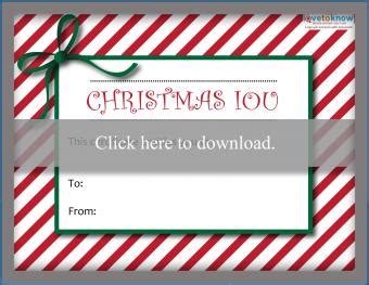 fun printable christmas gift certificates ideas lovetoknow