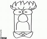 Muppets Beaker Coloring Pages Drawing Muppet Getdrawings Animal Face Printable Games sketch template
