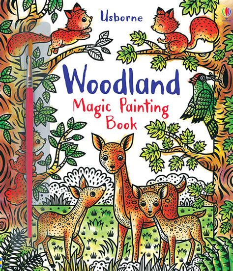 woodland magic painting book usborne