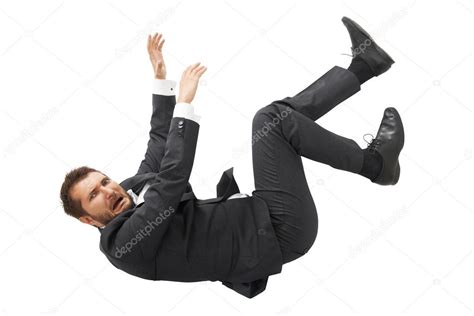 man falling   screaming stock photo  ckonstantynov