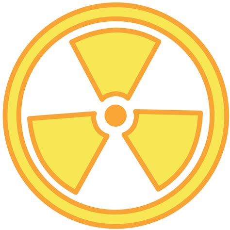 clipart radioactive warning