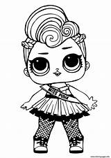 Lol Coloring Punk Pages Doll Miss Printable Baby Supercoloring Drawing Print Unicorn Colouring Paper Kids Joe sketch template
