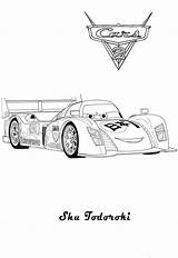 Coloring Shu Todoroki Cars Printable Car Pages Race Disney Kids Movie Ecoloringpage Gif Sheets sketch template