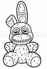 Fnaf Coloring Freddy Pages Characters Drawing Mangle Golden Drawings Springtrap Plushtrap Color Draw Foxy Getcolorings Printable Plushie Body Step Getdrawings sketch template