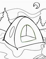 Tent Carpa Kleurplaten Kolorowanki Kolorowanka Namiot Namioty Wyprawa Biwak Getcolorings Snoopy Varios Modest sketch template
