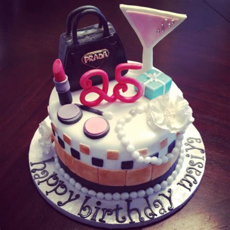 25 inspired photo of 25th birthday cakes