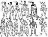 Coloring Superhero Pages Super Hero Marvel Superheroes Heroes Justice League Print Batman Printable Villains Color Christmas Drawing Colorings Drawings Kids sketch template