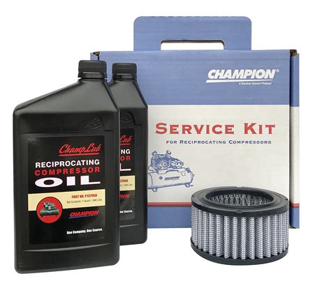 buy champion  series  rv series air compressor mineral oil filter maintenance kit