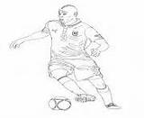 Coloring Pages Soccer Printable Info Sanchez Alexis Bale Gareth Kids sketch template
