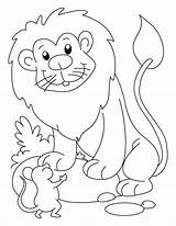Lion Mouse Coloring Pages Clipart Witch Lions Wardrobe Color Kids Printable Daniel Story Sheets Cartoon Print Getcolorings Choose Board sketch template
